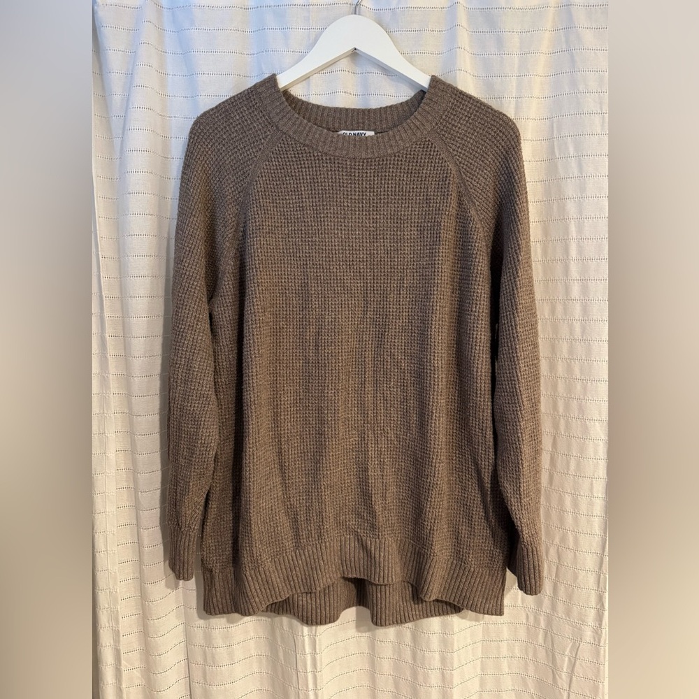 Old Navy SoSoft Mocha Crewneck Sweater Size XL